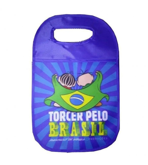 Lixeira de Carro Torcer Pelo Brasil: Turma da Mônica (Azul) - 01 unidade